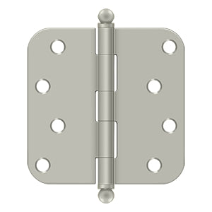 Deltana 3 1/2 x 3 1/2 Inch  Door Hinge - Brushed Nickel