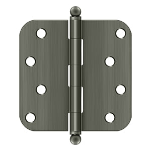Deltana 3 1/2 x 3 1/2 Inch  Door Hinge - Antique Nickel