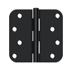 Deltana 4 x 4 Inch  Door Hinge - Flat Black