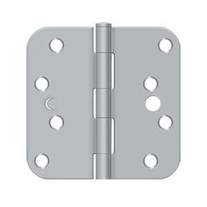 Deltana 4 x 4 Inch  Door Hinge - Brushed Chrome