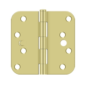 Deltana 4 x 4 Inch  Door Hinge - Polished Brass
