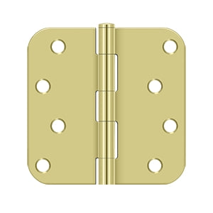 Deltana 4 x 4 Inch  Door Hinge - Polished Brass