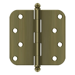 Deltana 3 1/2 x 3 1/2 Inch  Door Hinge - Antique Brass