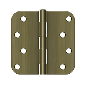 Deltana 4 x 4 Inch  Door Hinge - Antique Nickel