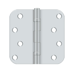 Deltana 4 x 4 Inch  Door Hinge - Polished Chrome