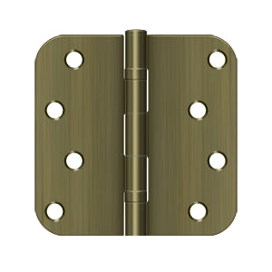 Deltana 4 x 4 Inch  Door Hinge - Antique Brass