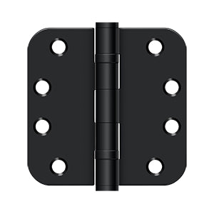Deltana 4 x 4 Inch  Door Hinge - Flat Black
