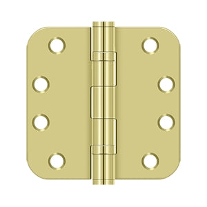 Deltana 4 x 4 Inch  Door Hinge - Polished Brass