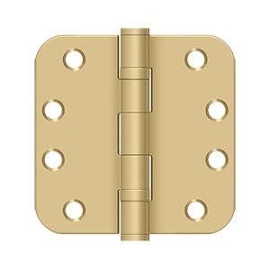 Deltana 4 x 4 Inch  Door Hinge - Brushed Brass