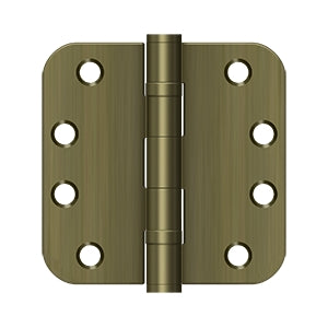 Deltana 4 x 4 Inch  Door Hinge - Antique Brass