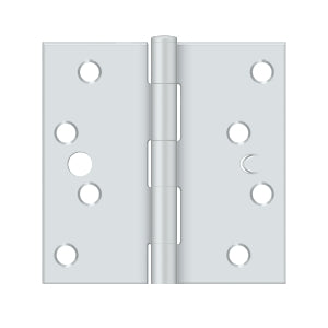 Deltana 4 x 4 Inch  Door Hinge - Prime White Coat