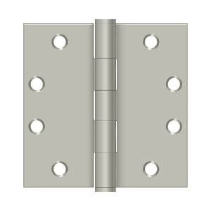 Deltana 4 1/2 x 4 1/2 Inch  Door Hinge - Brushed Nickel