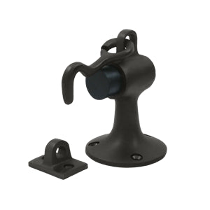 Deltana Solid Brass 3 3/4 Inch Floor Mounted Bumper - Oil Rubbed Bronze