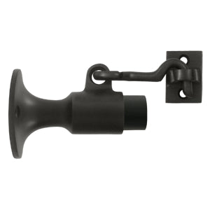 Deltana Solid Brass Wall Mounted Bumper with Holder - Oil Rubbed Bronze