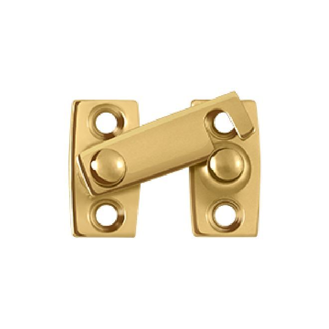 Deltana Solid Brass Shutter Bar/Door Latch - PVD Lifetime Brass