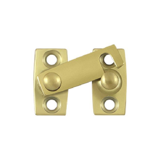 Deltana Solid Brass Shutter Bar/Door Latch - Polished Brass