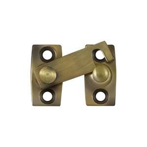 Deltana Solid Brass Shutter Bar/Door Latch - Antique Brass
