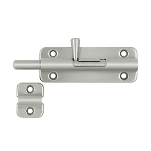 Deltana 3 1/2 Inch Spring Bolt - Stainless Steel