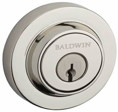 Baldwin Reserve Series Contemporary Round Single Cylinder Deadbolt