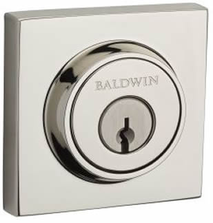 Baldwin Reserve Series Contemporary Square Double Cylinder Deadbolt