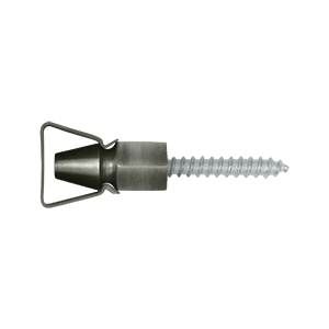 Deltana Solid Brass Shutter Door Holder - Antique Nickel