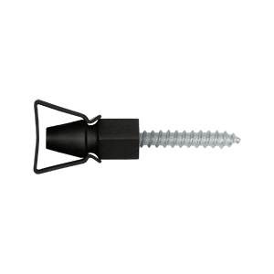 Deltana Solid Brass Shutter Door Holder - Flat Black