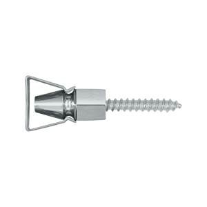 Deltana Solid Brass Shutter Door Holder - Polished Chrome