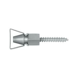 Deltana Solid Brass Shutter Door Holder - Satin Nickel