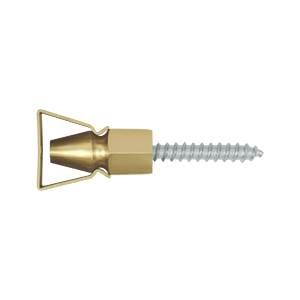 Deltana Solid Brass Shutter Door Holder - Polished Brass