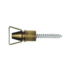 Deltana Solid Brass Shutter Door Holder - Antique Brass