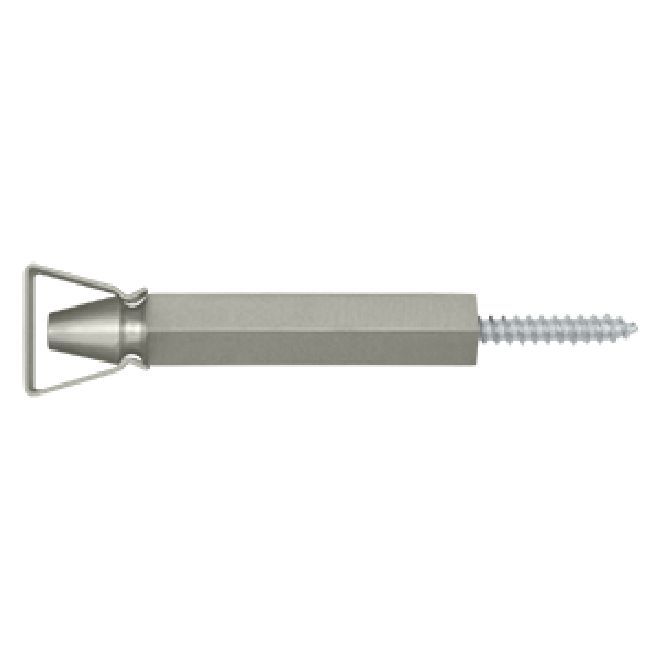 Deltana Solid Brass Shutter Door Holder - Satin Nickel