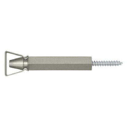 Deltana Solid Brass Shutter Door Holder - Satin Nickel