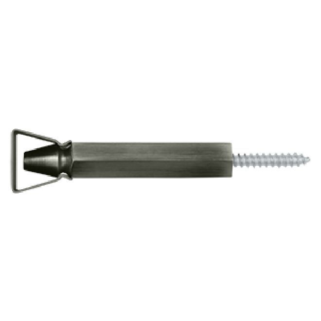 Deltana Solid Brass Shutter Door Holder - Antique Nickel