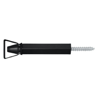 Deltana Solid Brass Shutter Door Holder - Flat Black