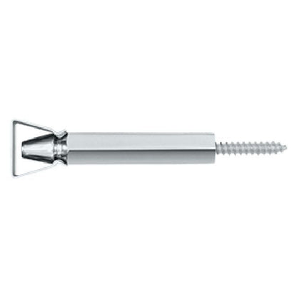 Deltana Solid Brass Shutter Door Holder - Polished Chrome