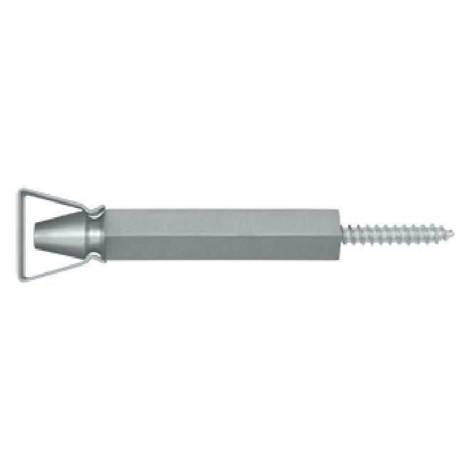 Deltana Solid Brass Shutter Door Holder - Satin Nickel