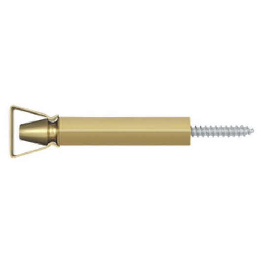 Deltana Solid Brass Shutter Door Holder - Polished Brass