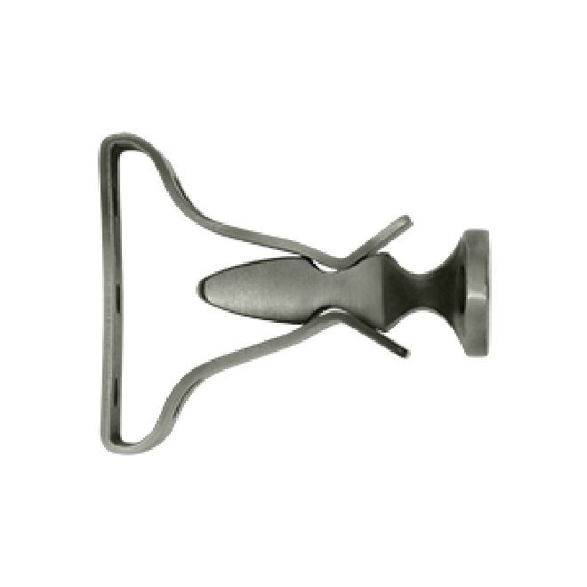Deltana Solid Brass Shutter Door Holder - Antique Nickel