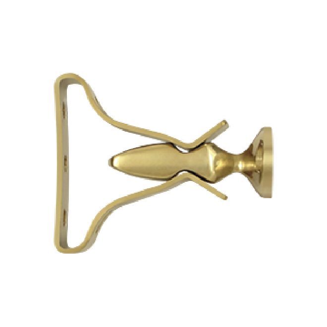 Deltana Solid Brass Shutter Door Holder - Polished Brass