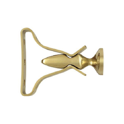 Deltana Solid Brass Shutter Door Holder - Polished Brass