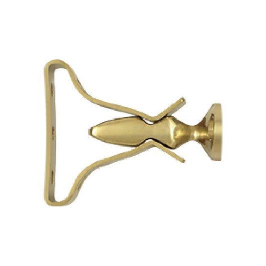 Deltana Solid Brass Shutter Door Holder - Polished Brass