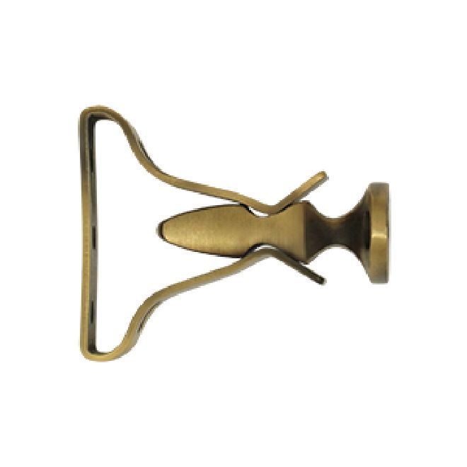 Deltana Solid Brass Shutter Door Holder - Antique Brass