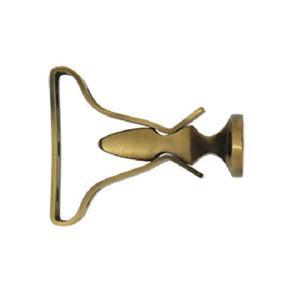 Deltana Solid Brass Shutter Door Holder - Antique Brass