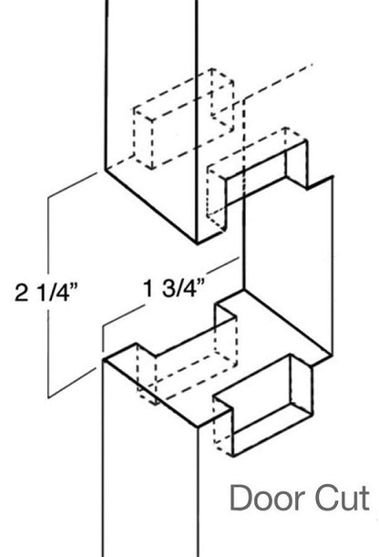 Deltana Decorative Pocket Door Lock Door Prep