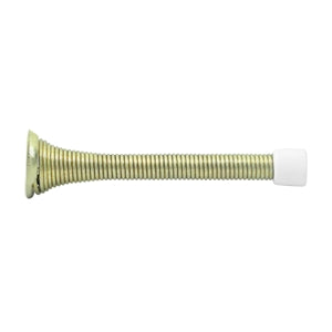 Deltana 3 3/4 Inch Baseboard Door Bumper - Polished Brass