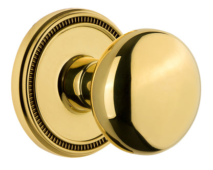 Grandeur Soleil Rosette with Fifth Avenue Knob