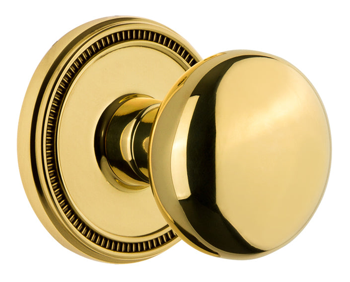 Grandeur Soleil Rosette with Fifth Avenue Knob