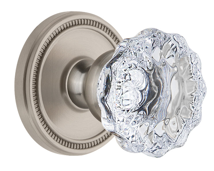Grandeur Soleil Rosette with Fontainebleau Knob