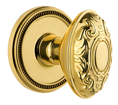 Grandeur Soleil Rosette with Grande Victorian Knob