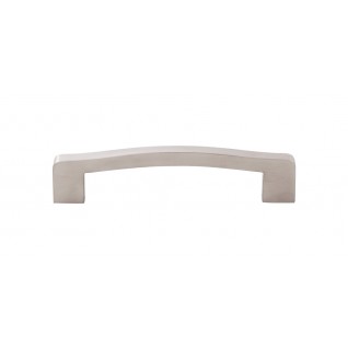 Top Knobs SS108 Stainless Steel Collection Waved Pull 7 9/16 Inch CC Brushed Stainless Steel